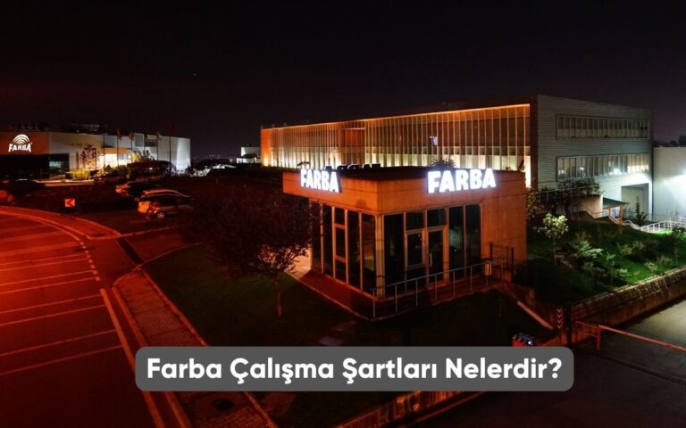 Farba Çalışma Şartları Nelerdir?